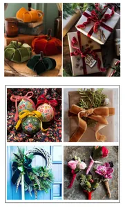 Elegant velvet ribbons for diverse gift wrapping, festive decor, and floral arrangements.