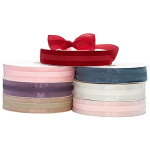 100 Yards Sheer Organza Ribbon Textured Gauze Ribbon For Gift Wrapping Flower Packaging DIY Hair Accessories Decor