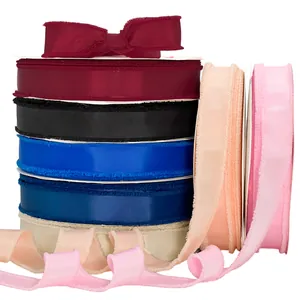 Cintas de falla con bordes deshilachados de varios colores para lazos y regalos