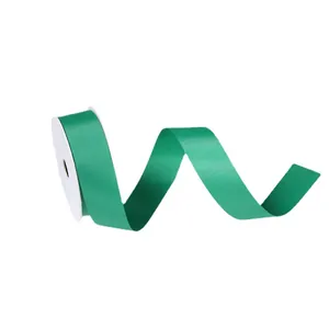 Hochdichtes smaragdgrünes Polyester-Ripsband für Geschenkverpackungen und Bastelarbeiten