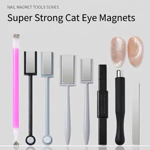 Professionelle Nagelmagnetwerkzeug-Serie Für Katzenaugen-Gelpolitur DIY Maniküre Magnetstifte Nagelkunst-Zubehör