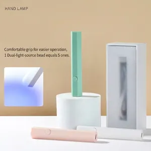 Portable Handheld UV LED Nail Lamp Rechargeable Mini Nail Dryer For Quick Drying Polish Glue Manicure Art Tools