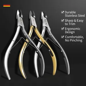 Professional Cuticle Nipper Stainless Steel Manicure Tool For Dead Skin Removal Metal Nail Care Clipper For Salon Home