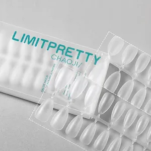 Punte per Unghie Finte Professionali Ultrasottili Senza Tracce in Acrilico Opaco Smerigliato Premere sulle Unghie Forme Multiple per Strumento Manicure Decorativo per Estensione Unghie