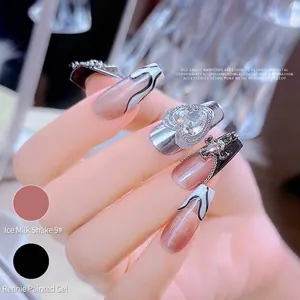 Breloques nail art punk rétro en métal avec motifs de croix et de crâne