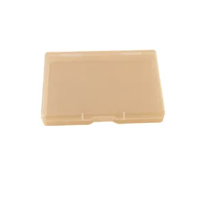10 cm rechteckige transparente PP-Kunststoff-Aufbewahrungsbox für Kleinteile und Zubehör