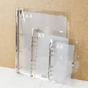 Classeurs transparents en acrylique pour échantillons de nail art, tailles A4, A5, A6.
