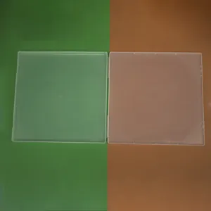 Vue détaillée d'une boîte de rangement en plastique PP transparent pour bijoux