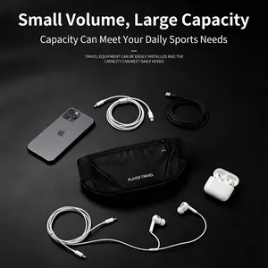 Waterproof lightweight outdoor running waist bag for sports and hiking