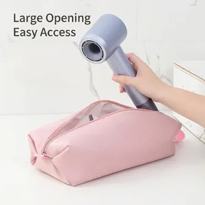 Bolsa de Almacenamiento Portátil para Secador de Pelo Poliéster Impermeable Organizador de Viaje para Rizador Herramientas de Peinado Regalo Mujer