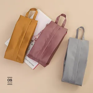 Portable waterproof travel storage bags for underwear and socks in three stylish colors