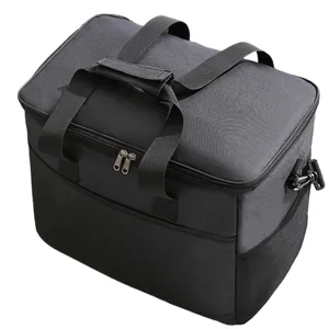 Large 25L waterproof Oxford insulated cooler bag for outdoor picnic and camping