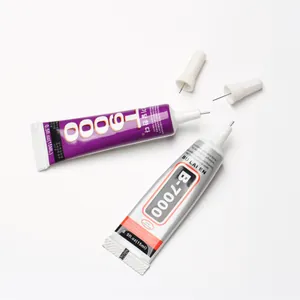 Detail of B-7000 and T-9000 multi-purpose high-viscosity adhesive glue tubes