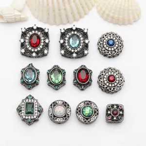 Waffenschwarz Legierung Zirkonia Zwischenperlen Für DIY Handgemachten Schmuck Herstellung Halskette Armband Zubehör Bunte Eingelegte Perlen