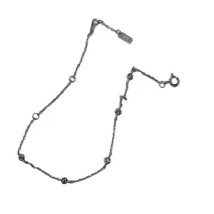 Elegante bracciale in argento sterling S925 decorato con scintillanti zirconi cubici