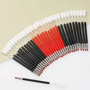Bulk set of black and red 70mm gel pen ink refills for office and school supplies