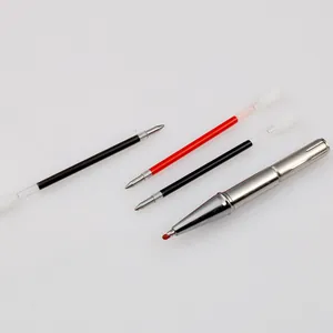 70mm water-based gel pen refills with silver metal pen body for office writing