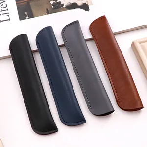 Set di quattro astucci colorati in pelle PU per stilo e Apple Pencil minimalista