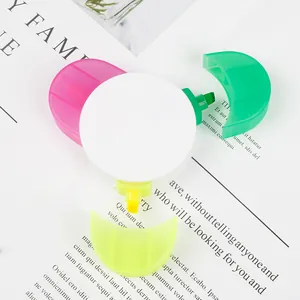 Evidenziatore a forma di fiore a 3 colori per il disegno creativo e la marcatura d'ufficio.