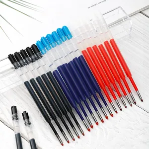 Universal G2 Rollerball Pen Refills 0.5mm Needle Tip Plastic Writing Pen Refill Smooth Ink Black Blue Red Office Stationery
