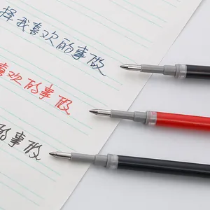 Premium water-based rollerball pen refills set for smooth writing in black and red colors