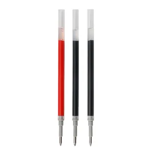 Set of 3 rollerball pen refills in red and black ink for standard pens