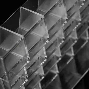 Transparent acrylic 24-grid display stand for multi-functional desktop storage