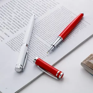 Professional Metal Rollerball Pen 0.5mm Fine Point Business Signature Pen Minimalist Luxury Writing Pen For Office School Men Women Gift