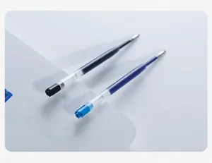 High-quality blue and black gel pen refills replacement for office writing and signing