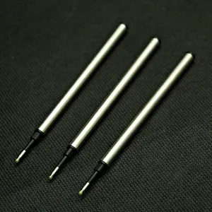 Universal Metal Rollerball Pen Refills Smooth Writing Replacement Refills Black Blue Red Ink For Office School Stationary