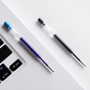 XIN-424SS 0.5mm Gel Pen Refills Transparent Plastic Blue Black Water Ink Replacement For Office School Supplies Stationery Writing Accessories