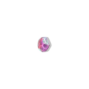 Irregular aurora candy ice nail art charm with iridescent water ripple effect for manicure