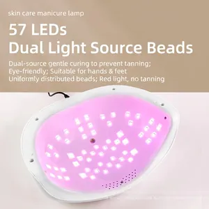 Professional SUN 19R LED Nail Lamp with 57 High Power Beads for Fast Gel Curing