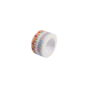 Benda elastica autoadesiva traspirante per dita con motivi a cartoni animati per nail art