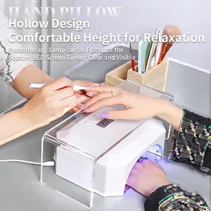 Professionelle Acryl-Nagelhandauflage für Maniküretische mit Platz für UV-LED-Lampen
