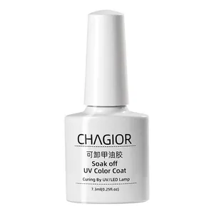 Vernis à ongles gel soak off UV LED rouge cerise professionnel flacon de 7,3 ml