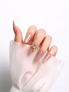 3D kristallen vlinder nagelkunst bedeltjes met aurora glans op nagels