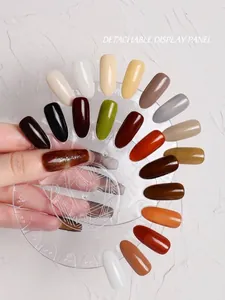 Detachable transparent acrylic nail display board for color palette practice