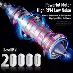 Noyau de moteur haute vitesse puissant 20000 tr/min pour ponceuse à ongles pro