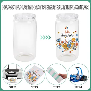 Schritt-für-Schritt-Anleitung zur Heißpress-Sublimation für 16oz Acryl-Dosenbecher