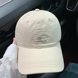 Berretto da Baseball in Stile Street Americano Minimalista Ricamato Soft Top Per Uomo Donna Testa Grande Corona Profonda Cappello da Sole Regolabile in Cotone