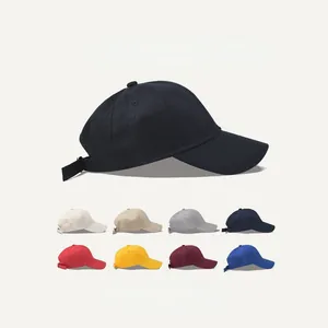 Minimalist washed cotton baseball cap in multiple colors for stylish sun protection