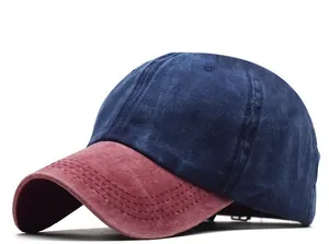 Gorra de Béisbol de Algodón Lavado Desgastado para Hombre Gorro de Sol Ajustable Vintage Outdoor Casual Trucker Deportiva