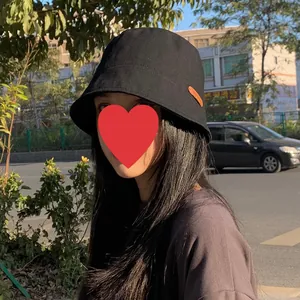Elegante cappello da pescatore in tela nera per donna, stile giapponese per sole