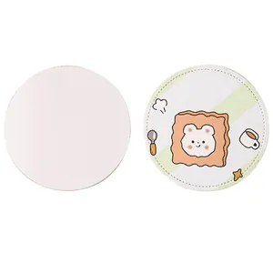 Niedlicher Taschenspiegel mit Bär-Motiv, tragbarer runder Kompaktspiegel für Kinder
