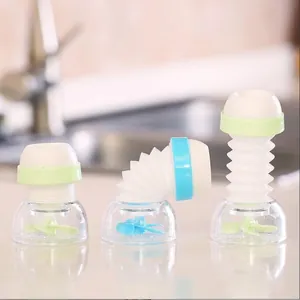 360 graden draaibare keukenkraan sproeier met flexibele waterbesparende verlenging