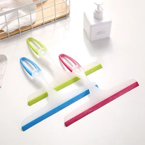 Limpiacristales Portátil para Ventanas Domésticas Con Hoja de Goma Suave TPR Antideslizante Para Baño Espejo Ducha Limpieza Coche
