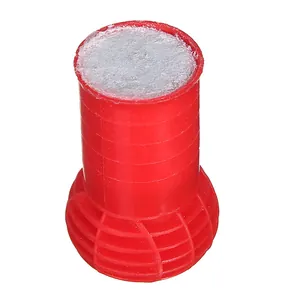 Nanofiber cleaning wand for rust removal and kitchen scouring in bright red plastic