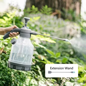 3L Spruzzatore a Pressione di Grande Capacità Annaffiatoio in Plastica Trasparente per Giardinaggio Domestico Fiori Pulizia Disinfezione