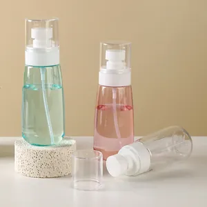 Set tragbarer transparenter PET-Feinnebel-Sprühflaschen für die Reise-Hautpflege